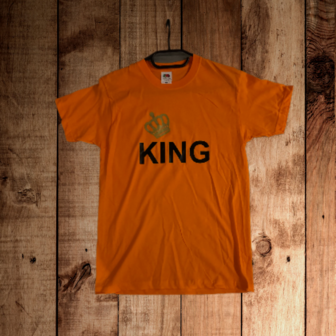 T-Shirt Oranje King