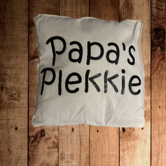 Kussen Papa&#039;s Plekkie