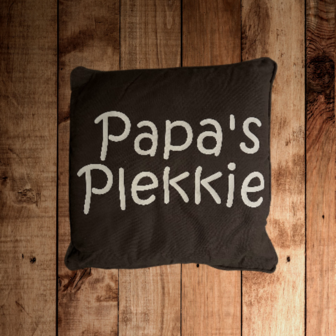 Kussen Papa&#039;s Plekkie