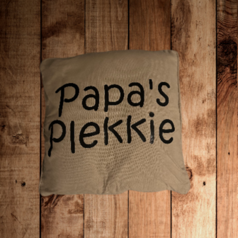 Kussen Papa&#039;s Plekkie