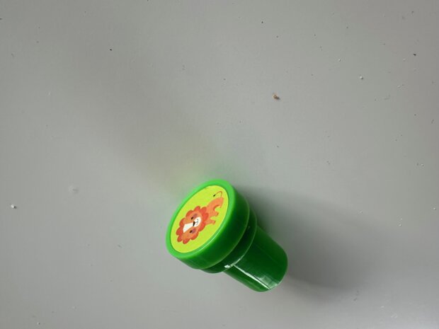 Zakje met stempel en stuiterballon 